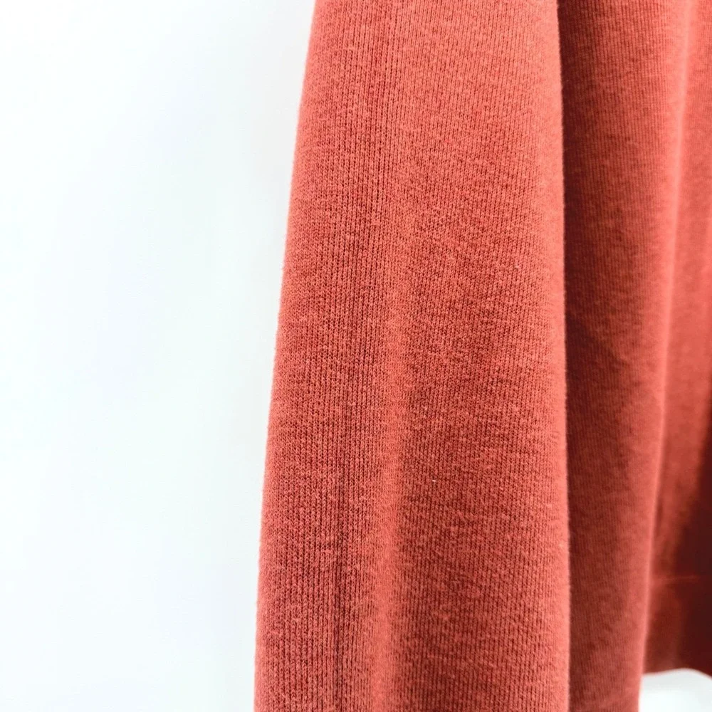 Vintage Polo Ralph Lauren Sweater Men XL Orange V-Neck Cotton Knit Pullover Pony